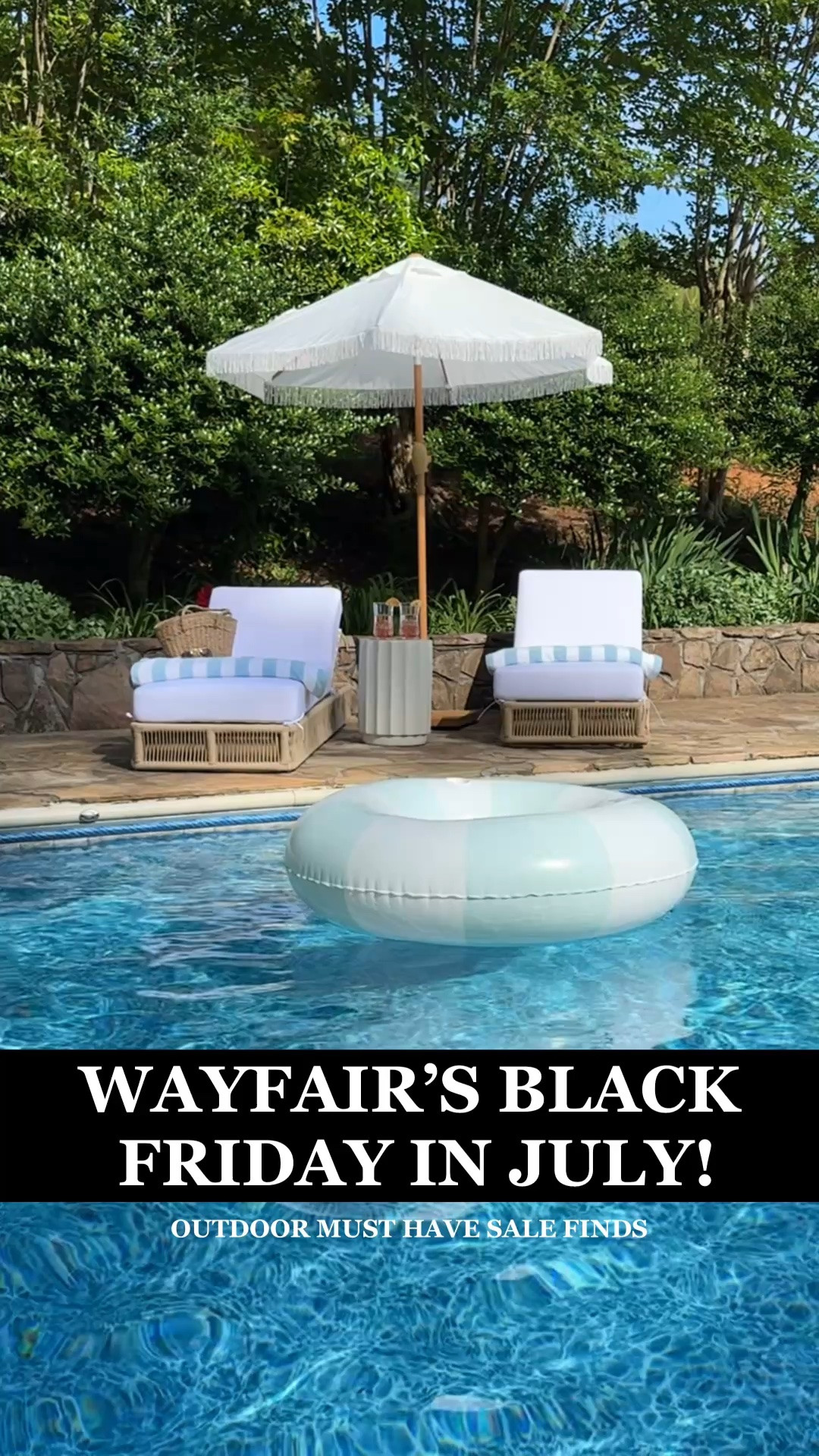 #ad The biggest sale of the summer is happening now & it’s one of my favorites!👏🏼@Wayfair’s Black Friday in July is here with up to 80% off and FREE shipping sitewide! Shop the sale July 23-27! Here are my favorite outdoor finds! 

#wayfair #WayfairPartner

#LTKHome #LTKSaleAlert #LTKSeasonal