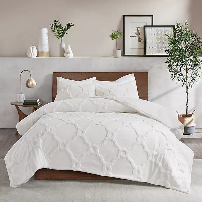 Madison Park Pacey 3-Piece Duvet Cover Set | Bed Bath & Beyond | Bed Bath & Beyond