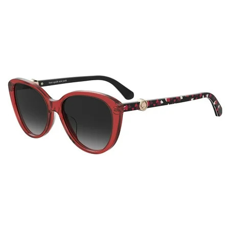 Kate Spade Full Rim Cat Eye/Butterfly Red Sunglasses | Walmart (US)