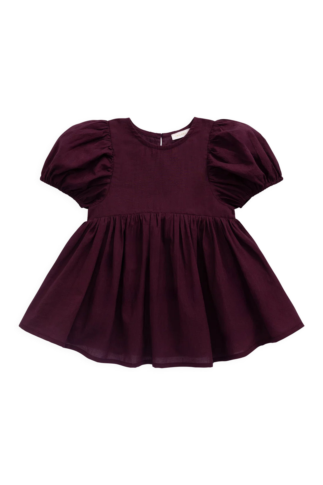 Organic Cotton Frannie Dress - Fig | Jamie Kay