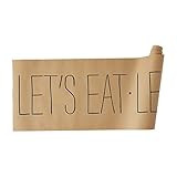Mud Pie Table Runner Roll, Let's Eat, 30" ft. | Amazon (US)