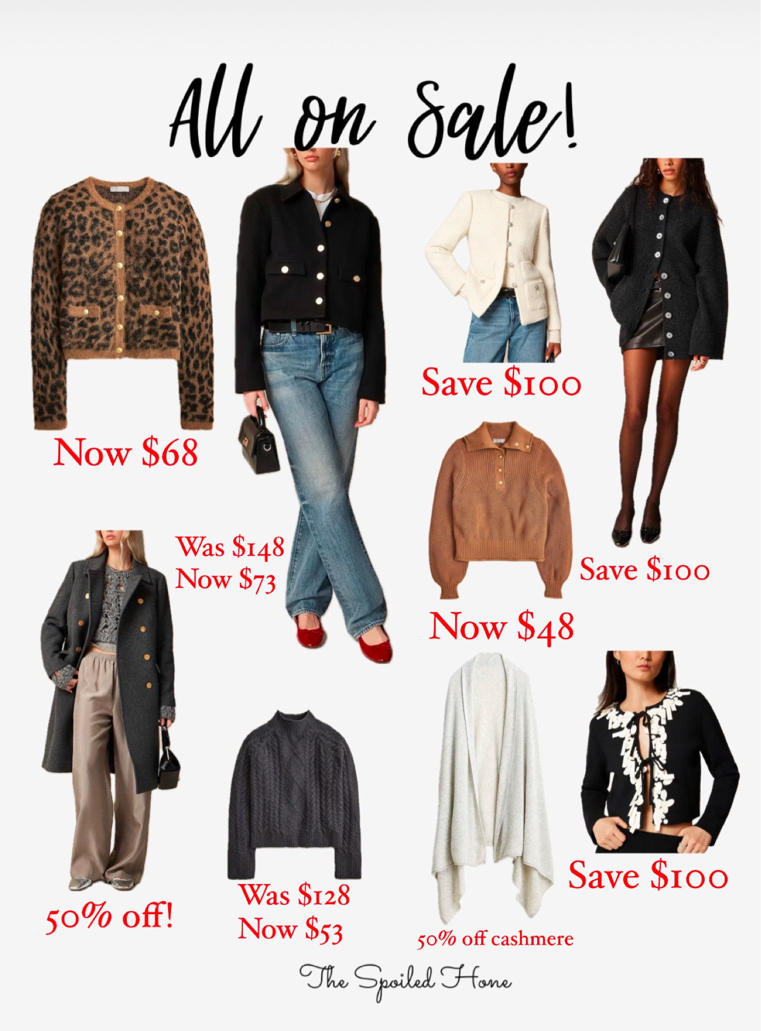 So many great jackets, coats, sweaters and more. Save 50% 

#LTKGiftGuide #LTKSaleAlert #LTKOver40