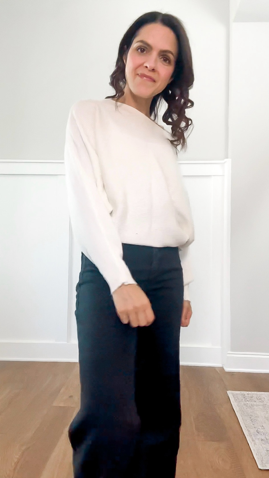Day two of styling my closet without buying anything new, and I honestly forgot how much I like this off-the-shoulder sweater! Linked exact or similar items! #dailyootd #stylechallenge #winteroutfitideas 

#LTKootd #LTKgrwm