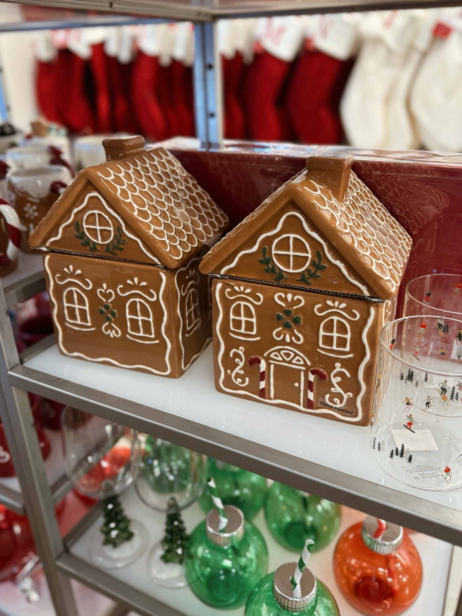 The cutest gingerbread house cookie jars! On sale for $23.99. So similar to PB! Christmas decor, holiday home 

#LTKHome #LTKHoliday #LTKSaleAlert
