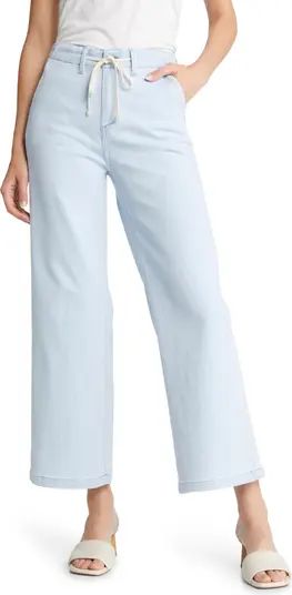 PAIGE Carly High Waist Ankle Wide Leg Jeans | Nordstrom | Nordstrom