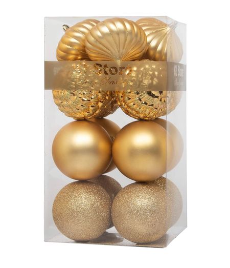 Large  Gold 4-Inch 16pcs Shatterproof Christmas Tree Ball Ornaments… shop via link below #ornaments #Christmasdecor  #holidaydecor #christmasdecoration 

#LTKSeasonal #LTKCyberweek #LTKHoliday