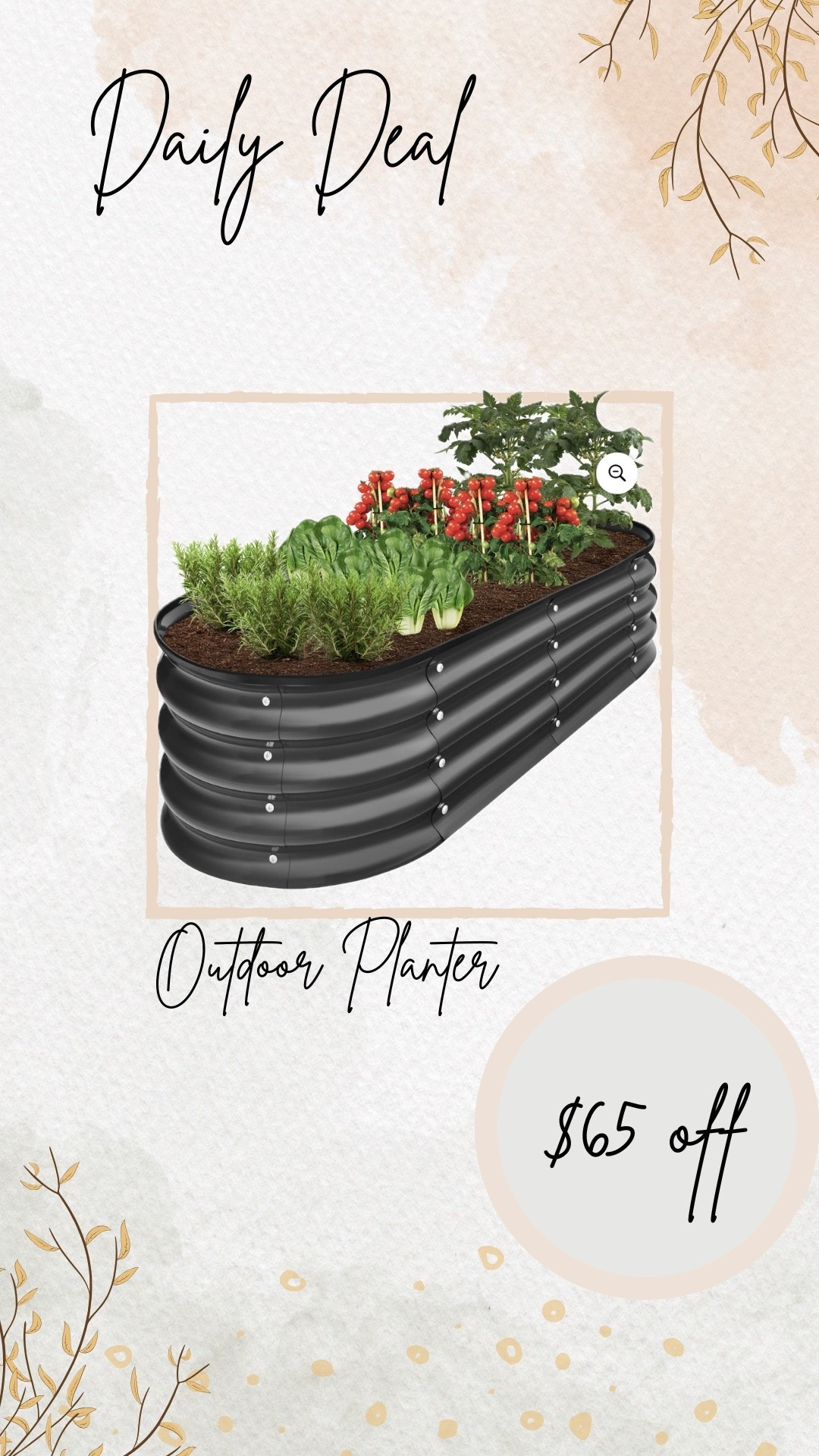 Outdoor metal planters on major sale at Walmart!

#LTKSeasonal #LTKHome
