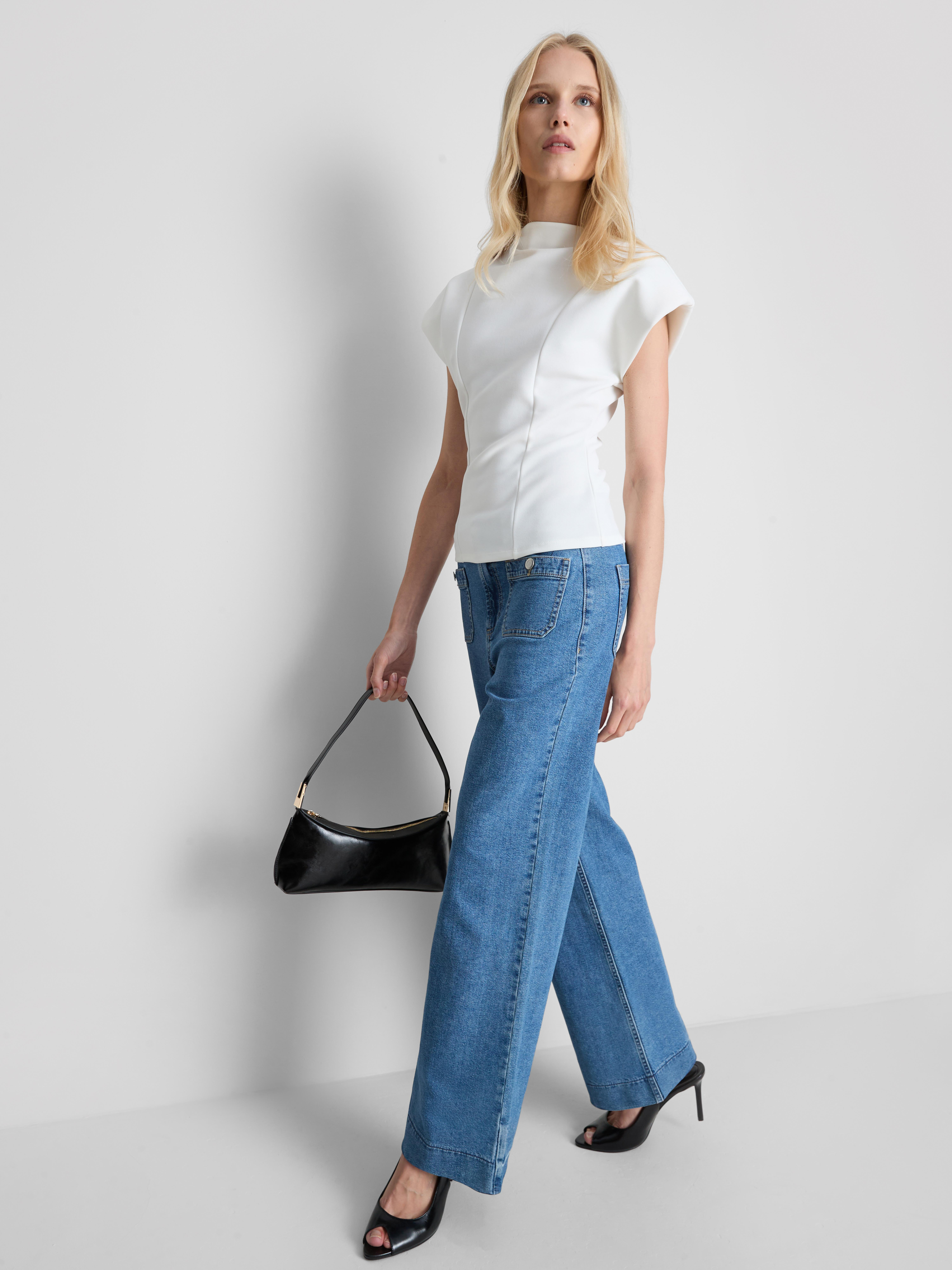 By Coleen Structured Crepe Top | Primark UK