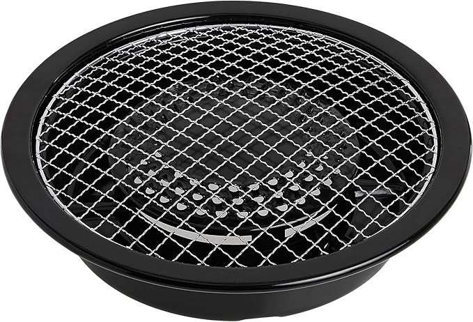 Iwatani Korean Cookware Aburi Stove Top Grill Pan, Black, (CB-P-AM3) | Amazon (US)