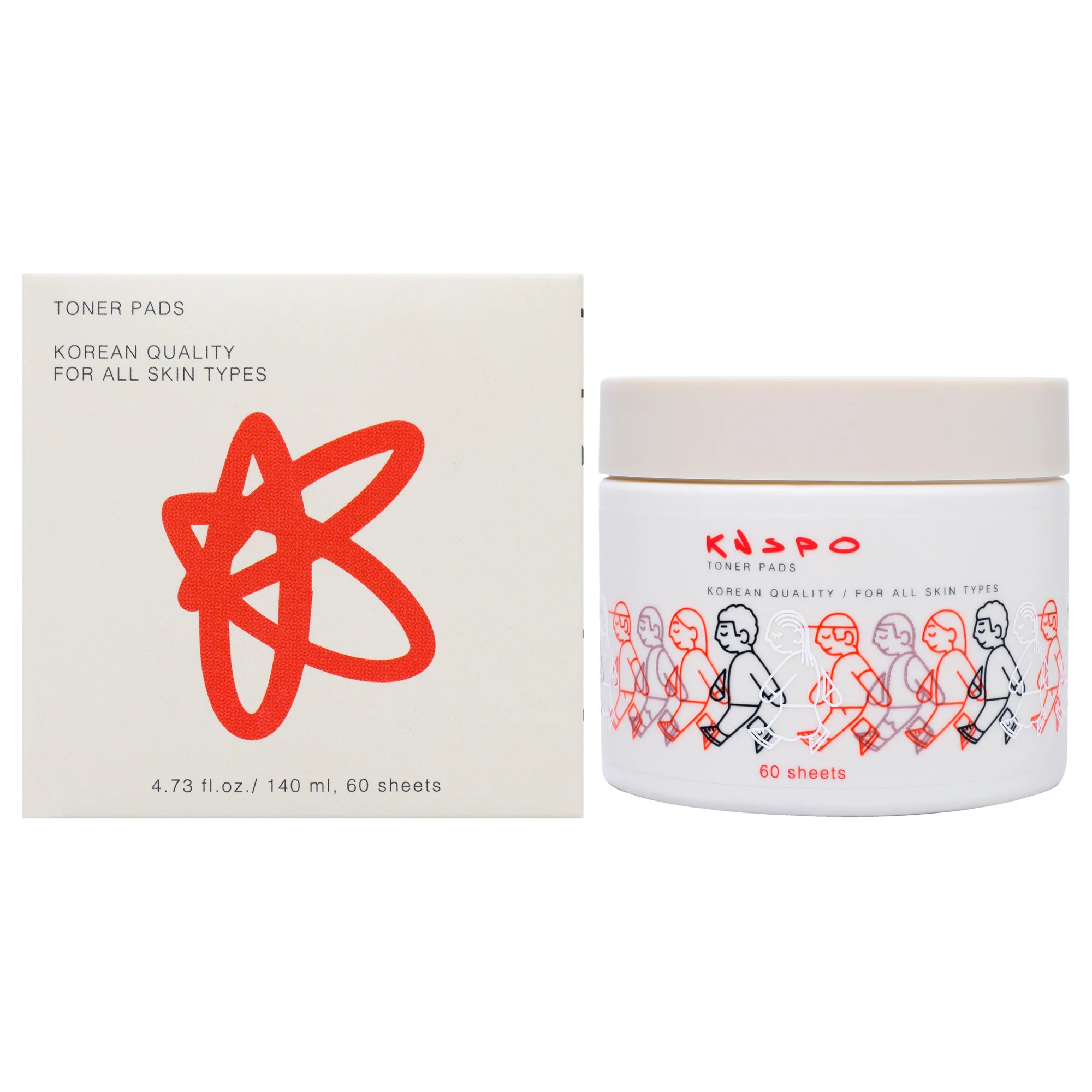 Toner Pads by Knspo for Unisex - 60 Count Pads | Shop Simon