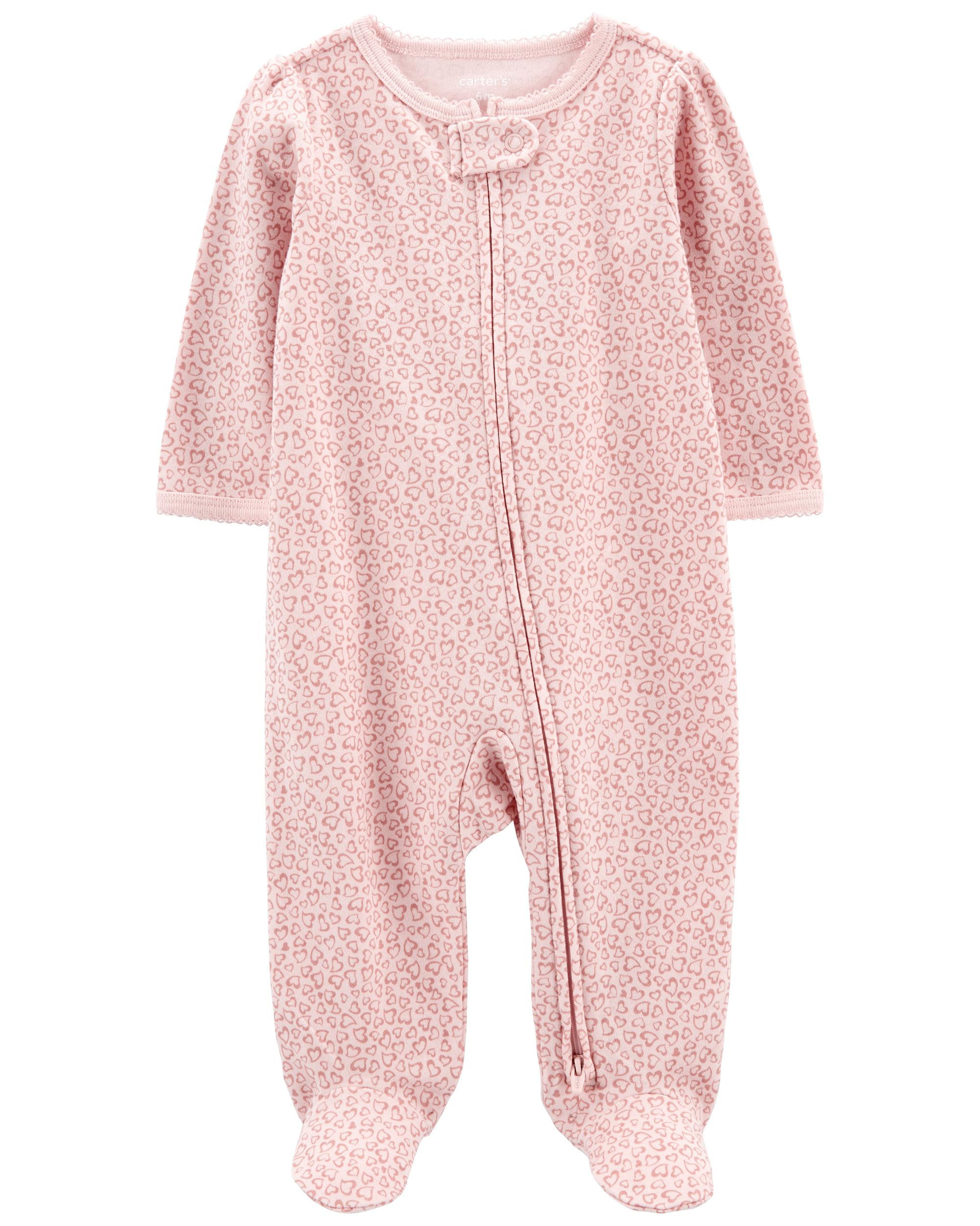 Baby Heart 2-Way Zip Cotton Sleep & Play | Carter's