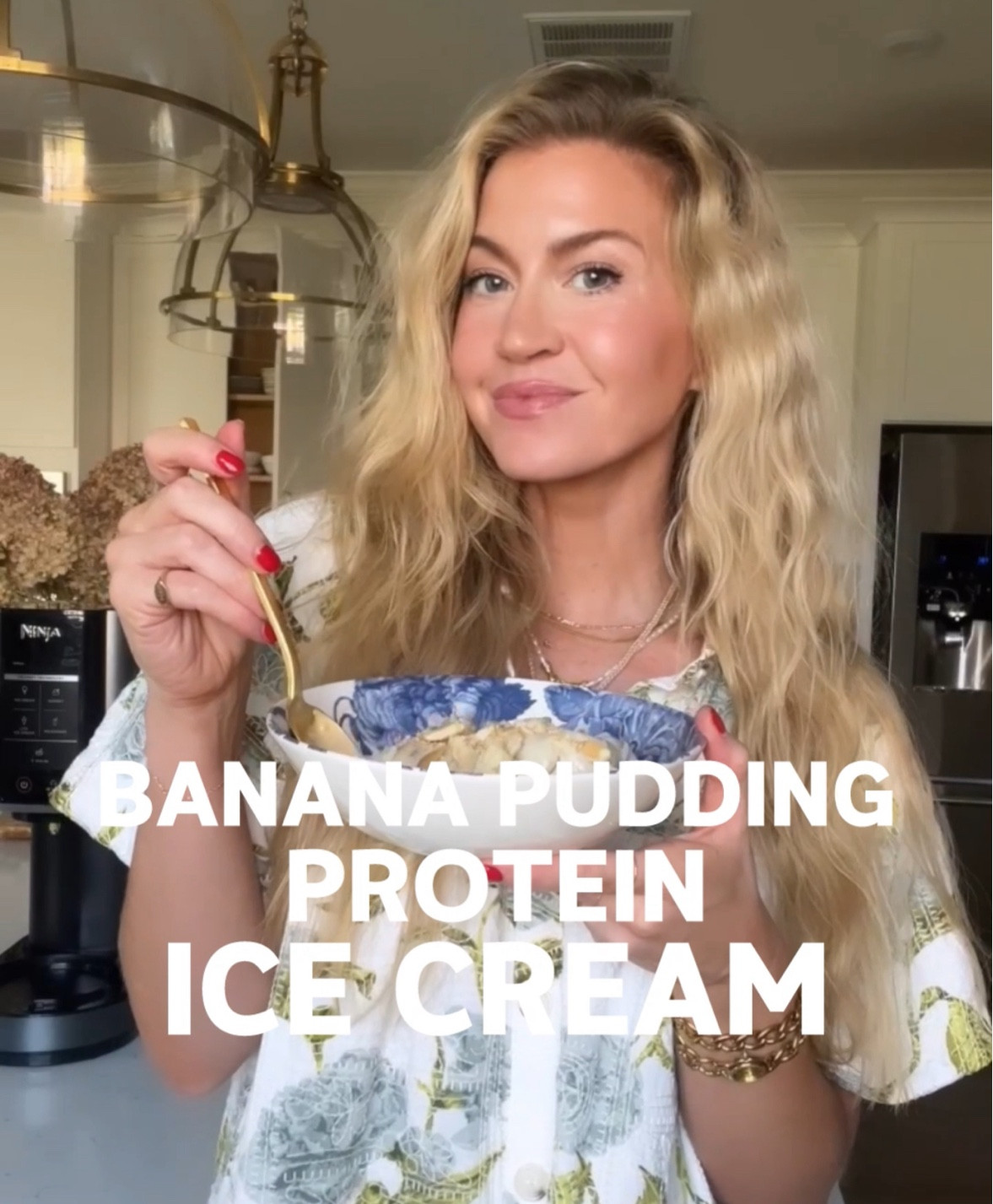 Protein banana ice cream with @walmart #walmartpartner #Walmartfinds