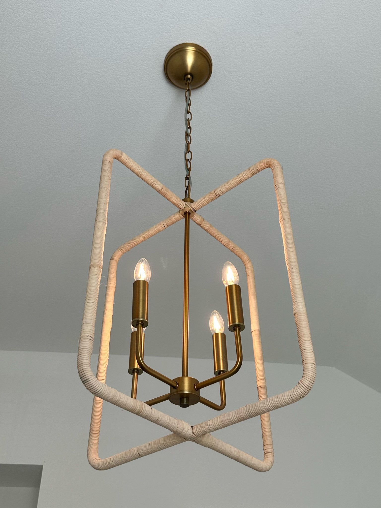 The perfect addition to our nursery! This Studio McGee pendant elevates any space! 
#Target #Nursery #Lighting #Pendant 