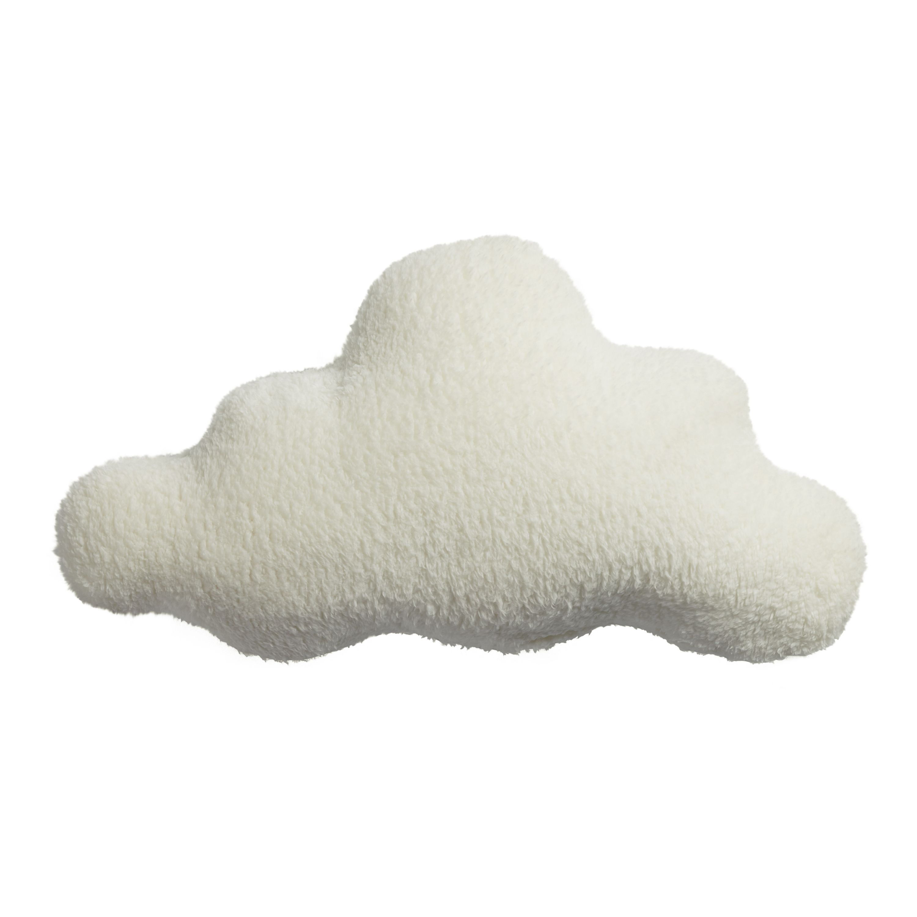 Ivory Sherpa Cloud Shaped Pillow | World Market