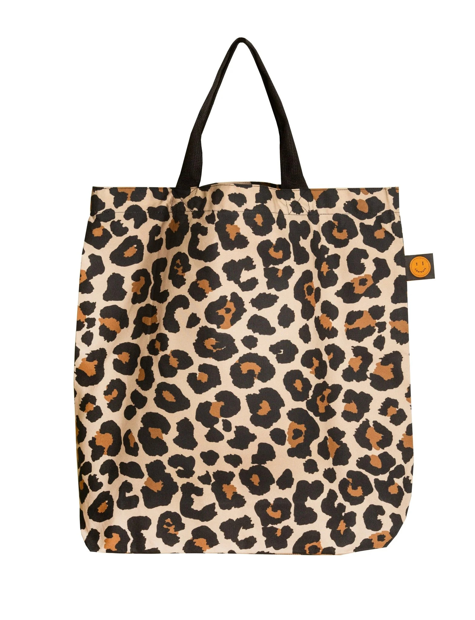 Classic Leopard Contents Book Bag | The Contents Bag