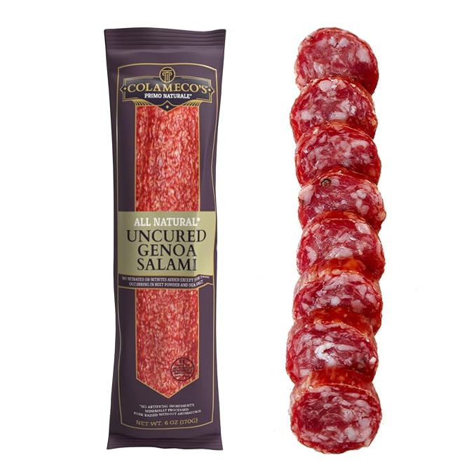 Colameco's All Natural Uncured Salami Chub - Authentic Italian Flavor, Humanely Raised - Gluten-F... | Amazon (US)
