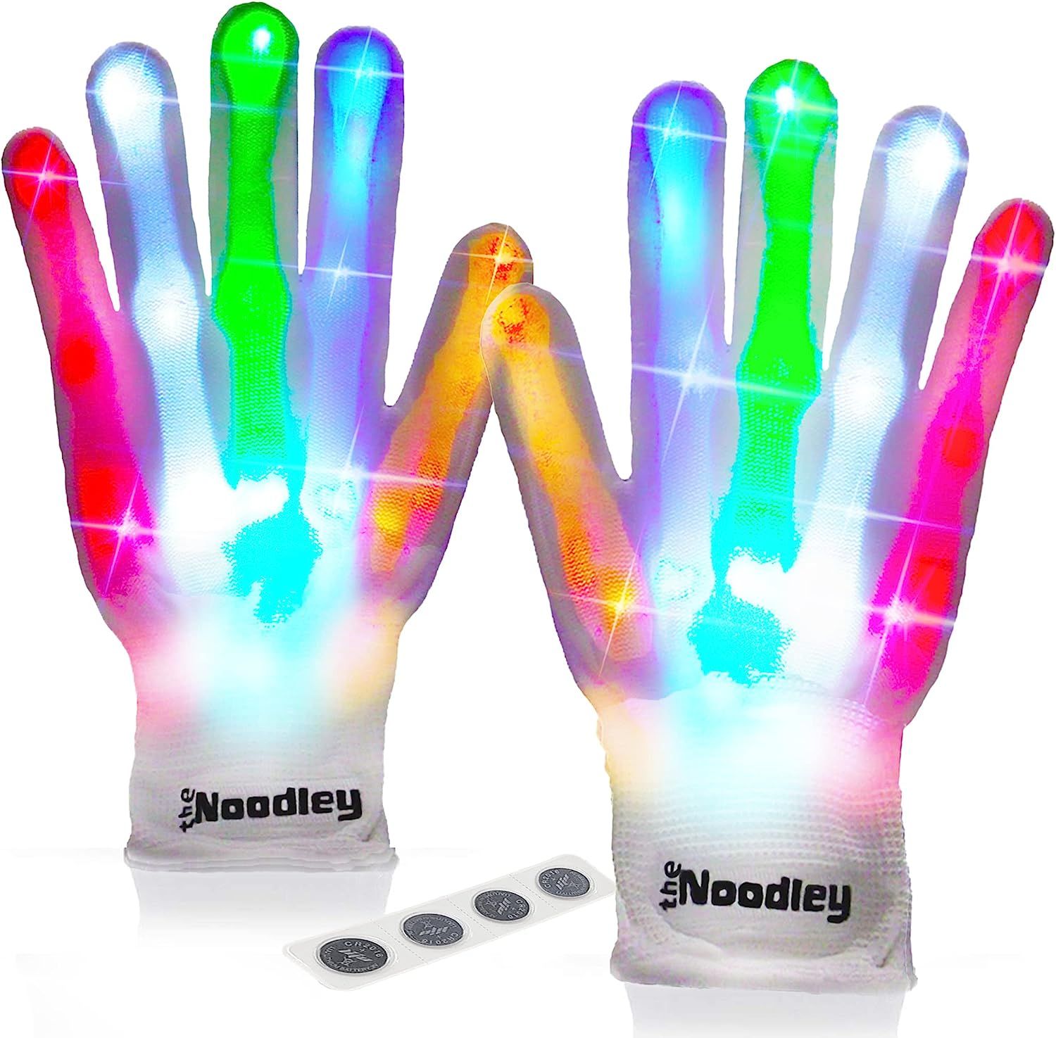 The Noodley LED Gloves for Kids Glow Gloves - LED Light Up Gloves for Kids LED Light Gloves for K... | Amazon (US)