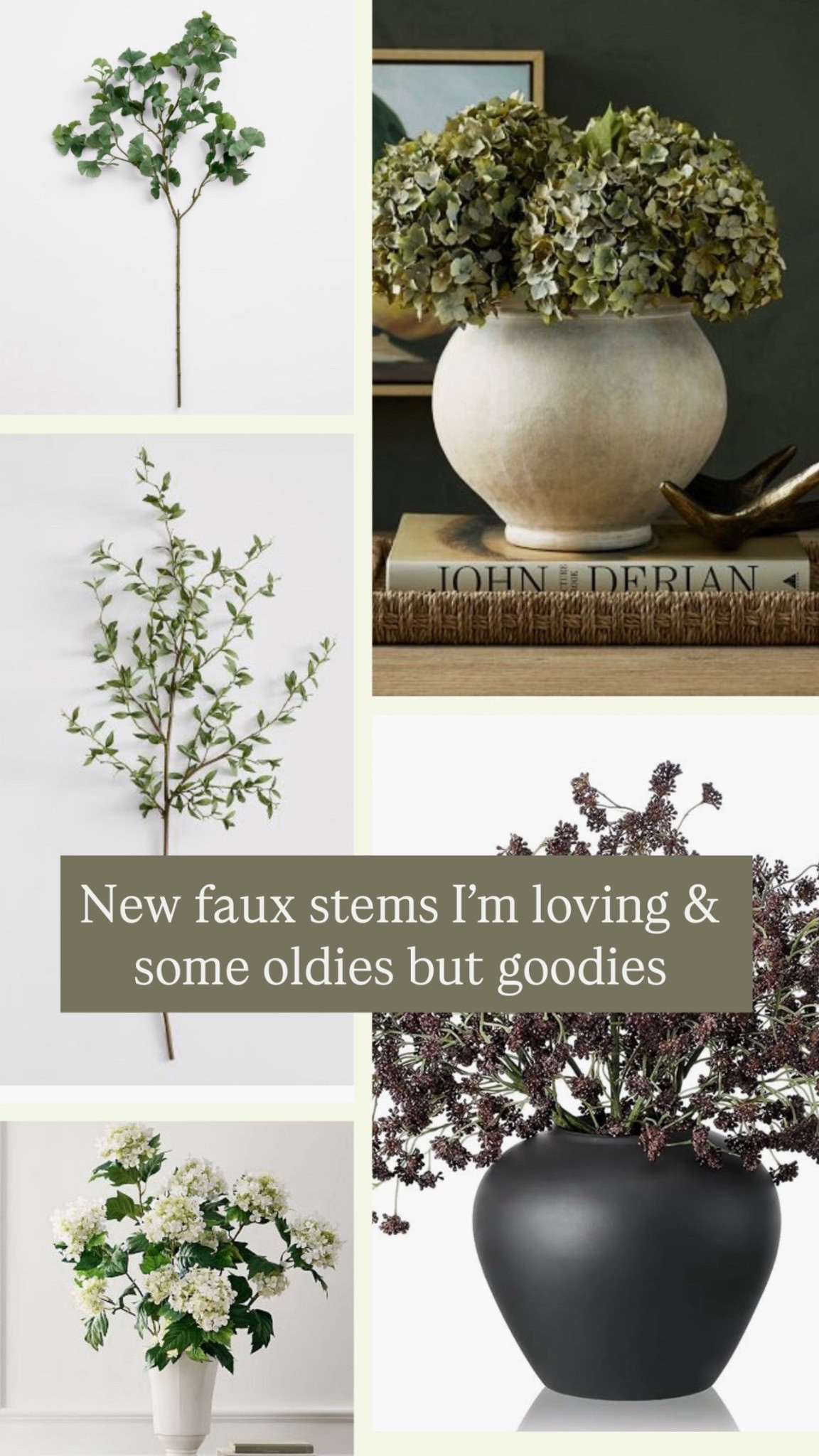 If your home is feeling bare after the holidays I’ve rounded up some of my favorite faux stems to brighten and liven up your spaces! 

Faux greenery & flowers



#LTKHome #LTKFindsUnder100 #LTKFindsUnder50