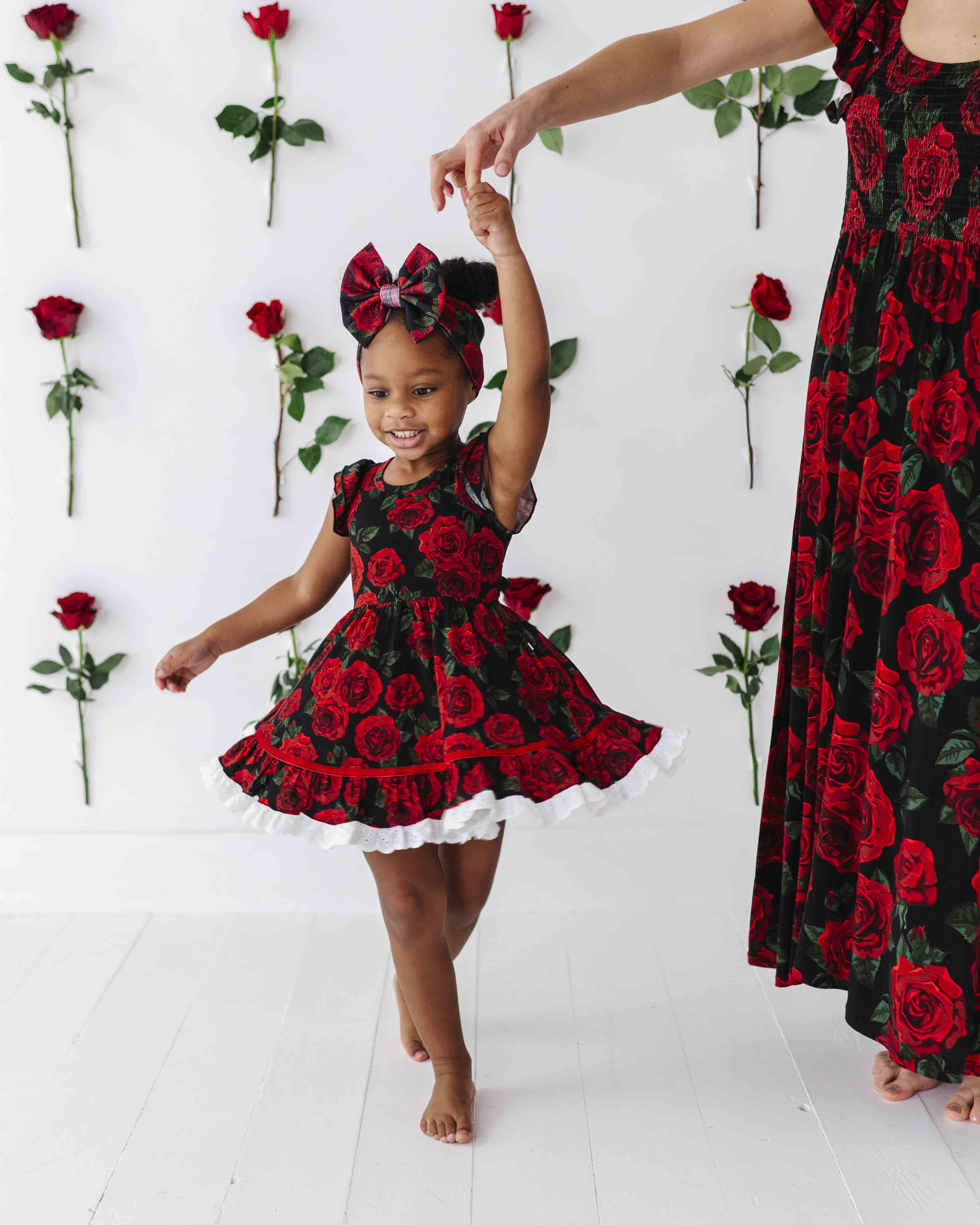 Bums & Roses Party Dress & Shorts Set | Bums & Roses