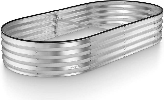 Galvanized Raised Garden Beds Outdoor // 6×3×1 ft Planter Raised Beds for Gardening, Vegetables... | Amazon (US)