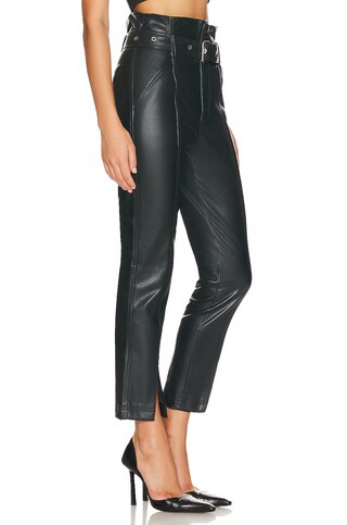 BLANKNYC Faux Leather Joggers in Dance Today Black from Revolve.com | Revolve Clothing (Global)