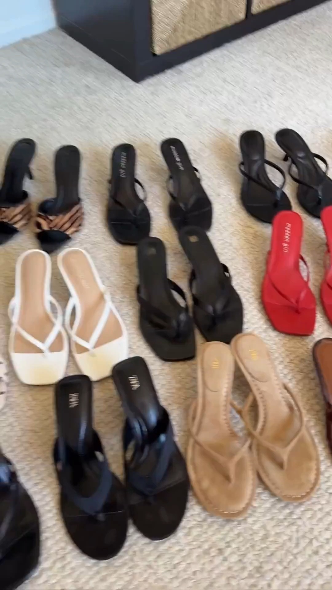 My Most worn sandals this summer ! 
Love love sll of them, all pf them are comfortable snd true to size. I have been obsessed with thong ssndals and mukes lately, these are the best ones! #ltk #sandals 
Jelly sandals, thong sandals, suede sandals , toteme sandal, jill sandel cage sandal, white sandal, black sandal, ivory sandal, kitten heel
 sandal, black kitten heel sandal. Zara thong kitten heel sandal.

#LTKOver40 #LTKgrwm #LTKootd