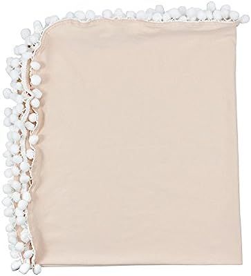 Newborn Baby Swaddle Blanket Pom Pom Swaddle Crib Blanket Soft Receiving Blanket (Skin Color) | Amazon (US)