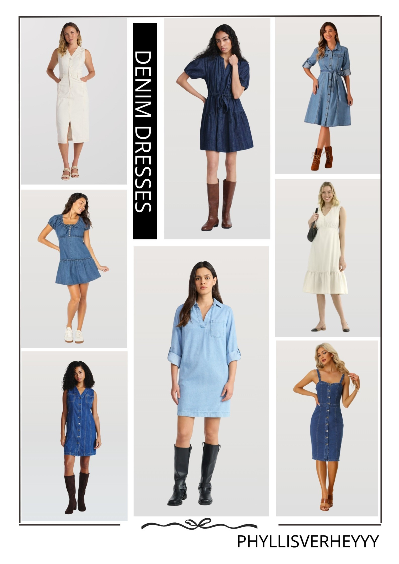 Denim Dresses 

#LTKSeasonal #LTKActive #LTKU