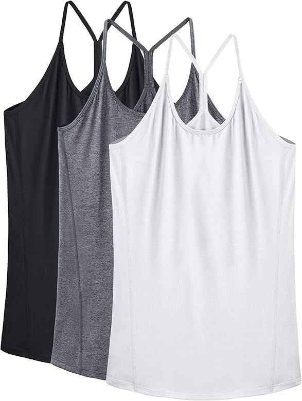 Neleus Women's Workout Tank Top Racerback Yoga Tanks Athletic Gym Shirts | Amazon (US)