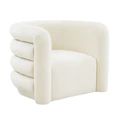 Curves Velvet Lounge Chair | Burke Decor