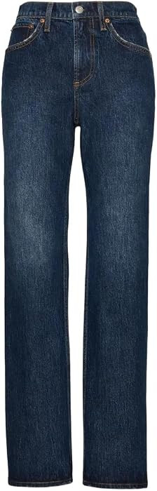 GAP Women's Relaxed Straight Denim Jean | Amazon (US)