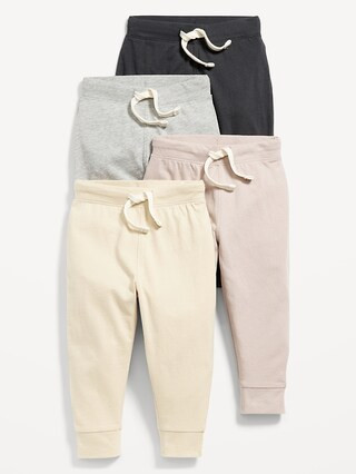Unisex Jersey-Knit Jogger Pants 4-Pack for Toddler | Old Navy (US)