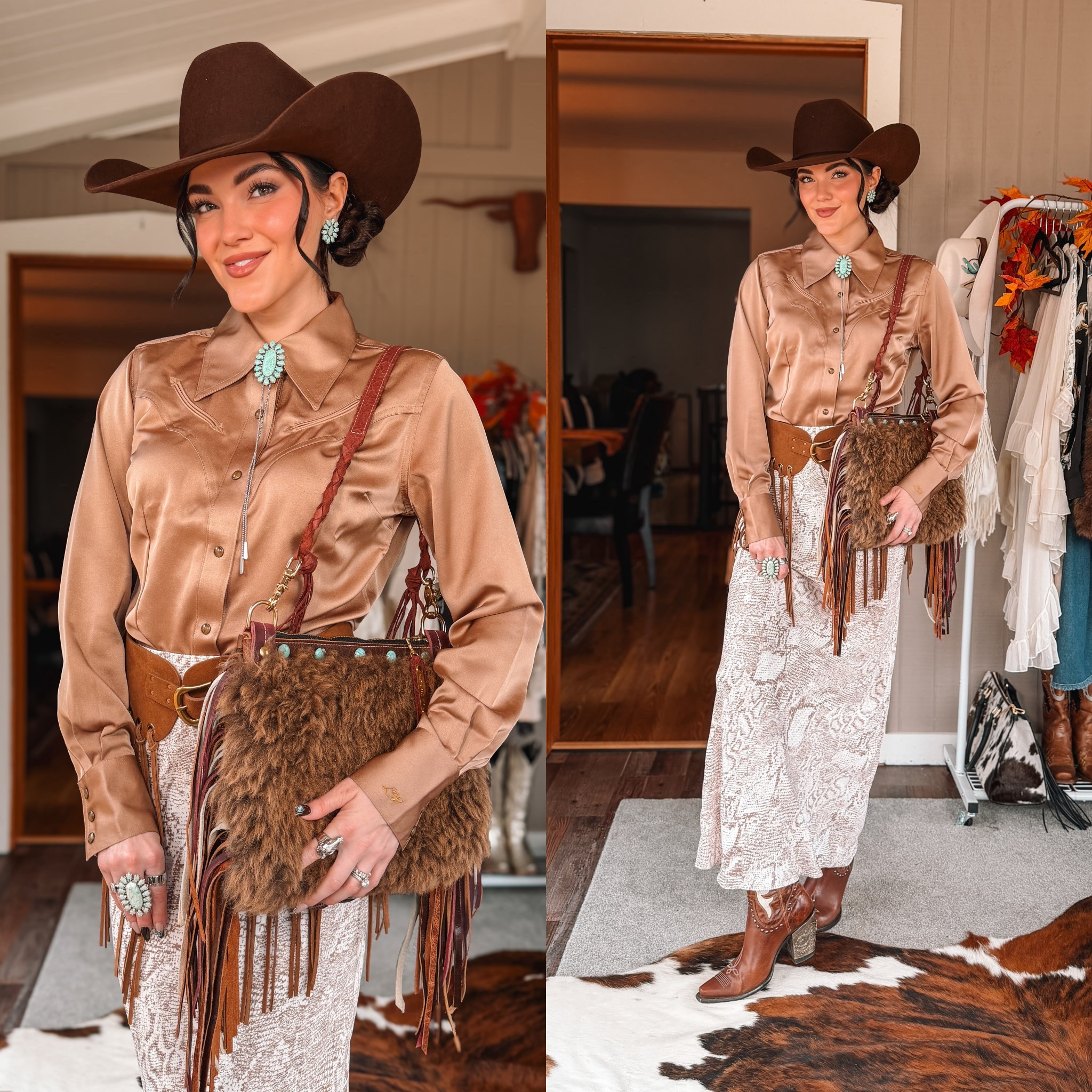 Styled a western outfit around this beautiful handmade buffalo bag from Rustic Soul WYO! ✨ On sale November 28th at her website! 

#westernfashion #westernstyle #nfr #nfrstyle #nfrfashion 

#LTKSaleAlert #LTKGiftGuide #LTKHoliday