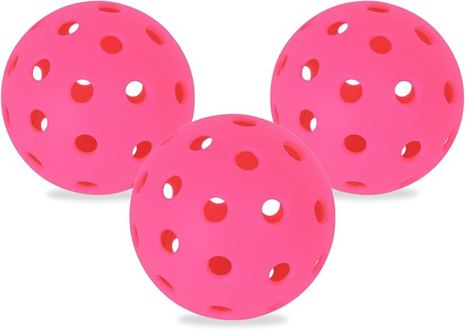 RayChee Outdoor Pickleball Balls, 40 Holes Pickleballs 3/12/48 Pack for Sport Outdoor Play, High ... | Amazon (US)