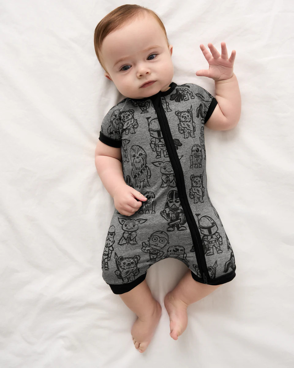 Star Wars Far, Far Away Friends Shorty Zippy | Little Sleepies