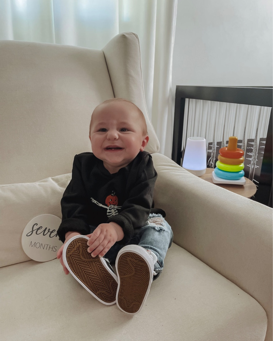 Jack is seven whole months 🫶🏻💐🎃🍁

baby clothes infant milestone nursery

#LTKkids #LTKbaby #LTKhome