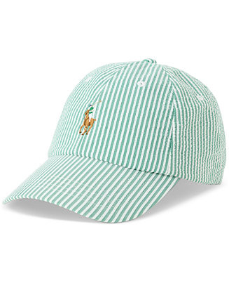 Polo Ralph Lauren Men's Seersucker Ball Cap - Macy's | Macy's