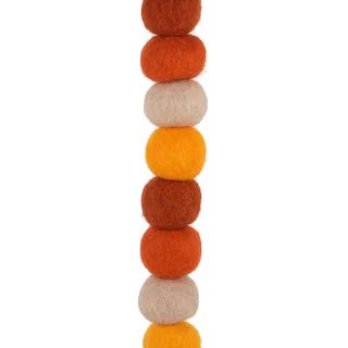 6ft. Orange & Yellow Felt Pom Pom Garland by Ashland® | Michaels | Michaels Stores