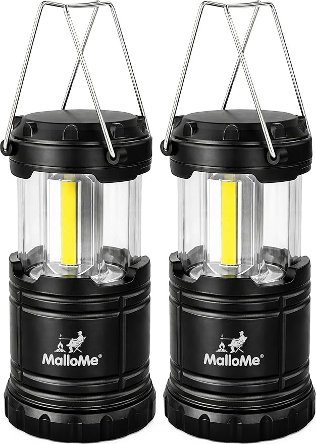 MalloMe Camping Lights LED Lantern Flashlights,Battery Powered Operated Lamp Tent Lanterns for Po... | Amazon (US)
