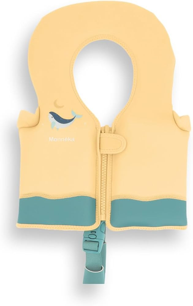 Schwimmweste Kinder aus Neopren | Schwimmhilfe zum Schwimmen Lernen, Verstellbarer Auftrieb, weic... | Amazon (DE)