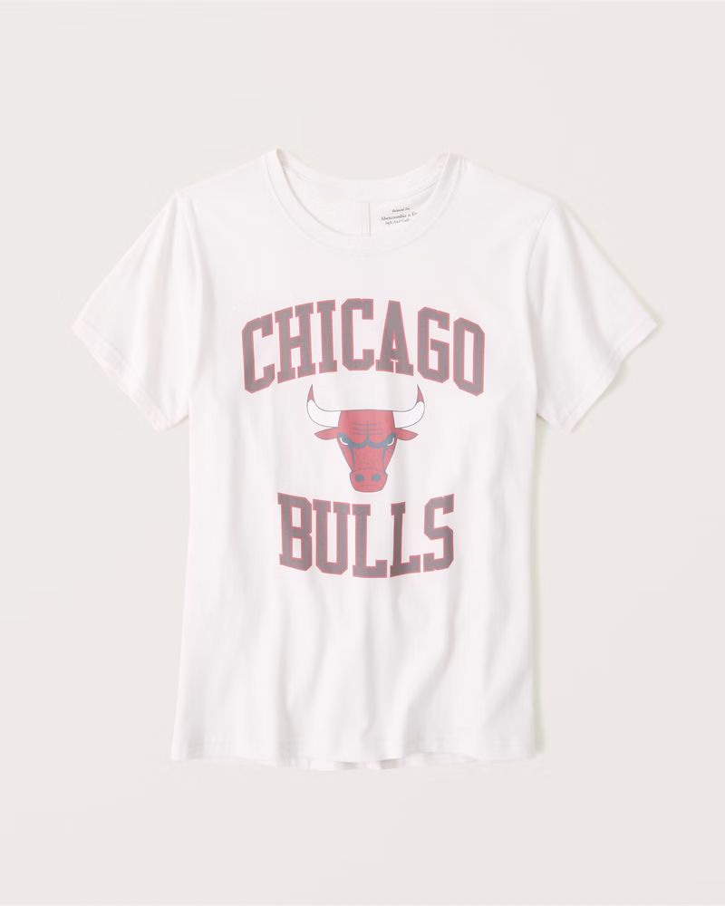 Women's Relaxed Chicago Bulls Vintage Sport Tee | Women's Tops | Abercrombie.com | Abercrombie & Fitch (US)