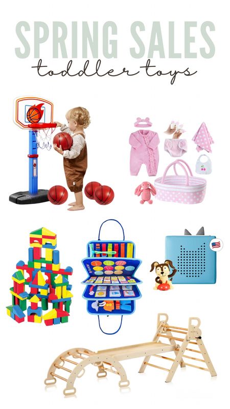 Big savings on these toddler toys on Amazon right now for their spring sale! 🪀🪁🚂