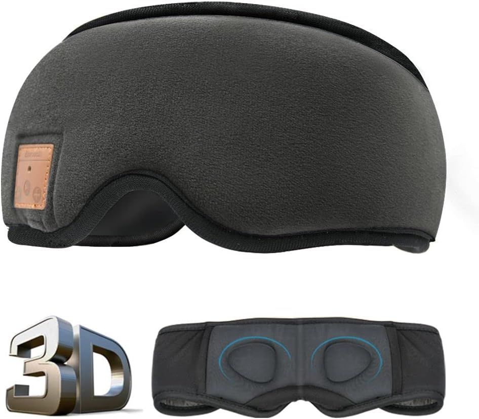 MOITA Sleep Headphones Bluetooth Sleep Mask, 3D Sleeping Eye Mask with Built-in Sponge Speakers, ... | Amazon (US)