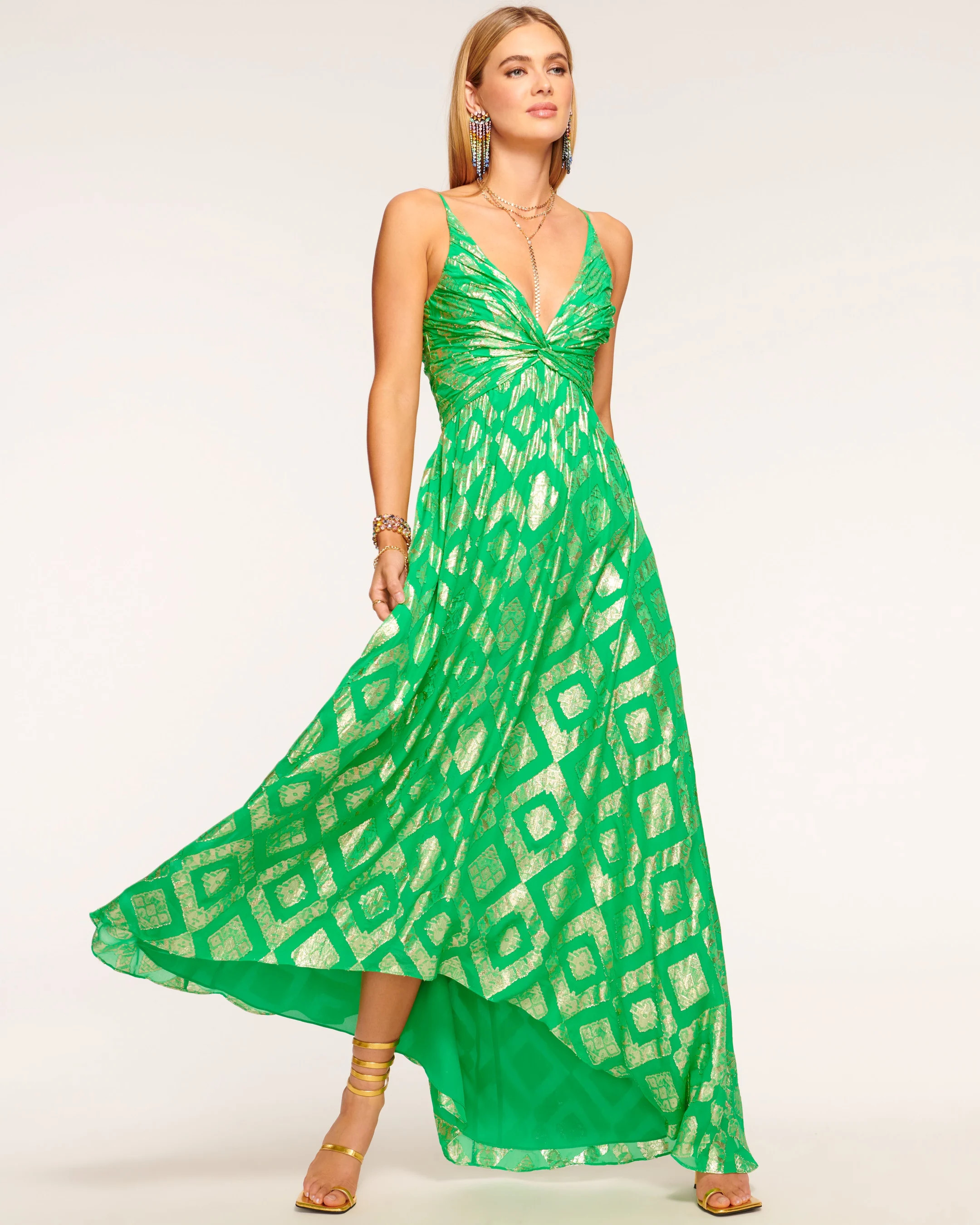 Toby V-Neck Maxi Dress | Ramy Brook