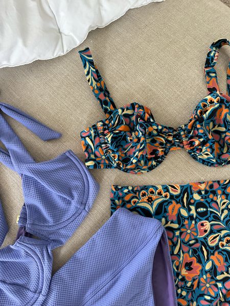 pretty bathing suits for the season ahead! Purple is Beach Riot (M) and print us Cleobella (M)


#LTKSwim #LTKTravel #LTKFamily