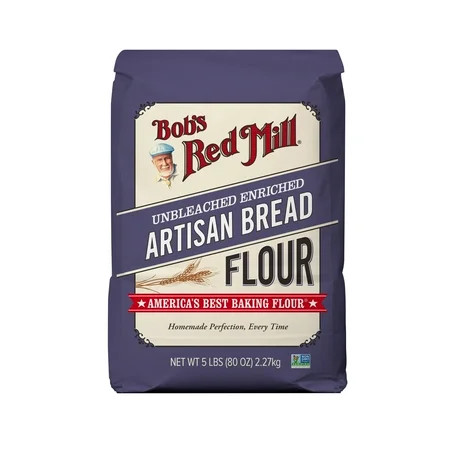 Bob's Red Mill Artisan Bread Flour, Unbleached Enriched Wheat, 5 lb Bag | Walmart (US)