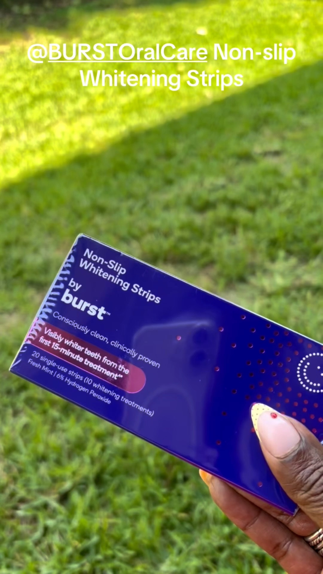 Burst really knows how to make oral care fun 😁 These non-slip whitening strips keep me motivated because every day has its own countdown package and cute little message. Little details like that make whitening feel less like a chore and more like self-care ✨ Bright, sparkling teeth with strips that actually stay put? Yes please. 

#BurstOralCare #WhiteningStrips #TeethWhitening #TikTokShopFinds

#LTKselfcare