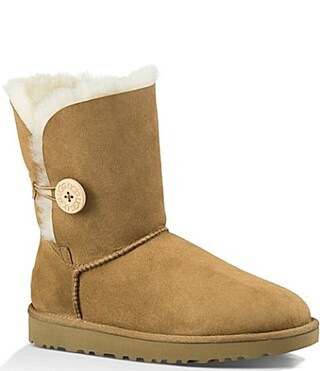 UGG Bailey Button II Suede Water-Repellent Boots - 9 | Dillard's