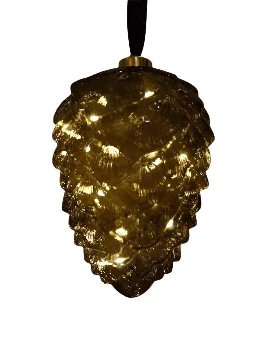 Pinecone LED light ornament | Gatehouse No.1