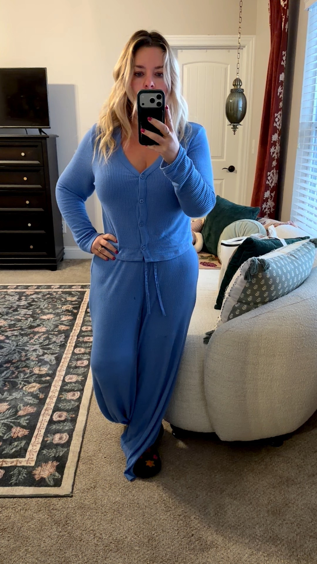 CUTEST & COZIEST loungewear set from Target! I sized down to a medium from my usual large  

#LTKPetite #LTKMidsize #LTKOver40